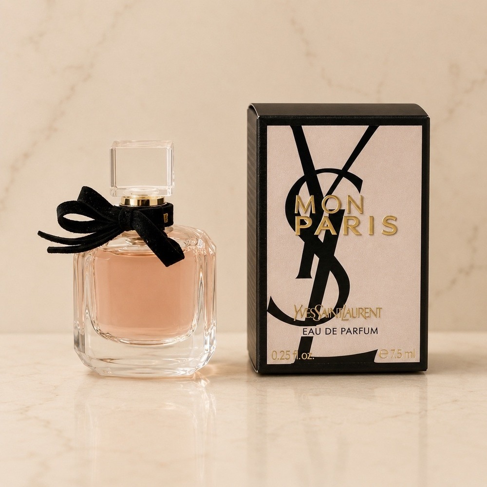 YSL Yves Saint Laurent Mon Paris Eau de Parfum Mini Travel Splash Size 7.5mL New